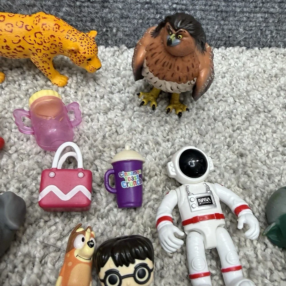 Huge lot toys figures Care Bears rabbits dogs animals and more AS IS